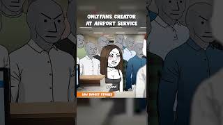 Onlyfans creator at airport service