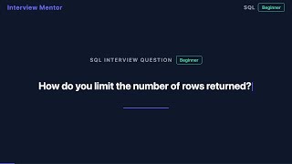 How to Limit Rows in SQL | LIMIT vs TOP vs FETCH FIRST