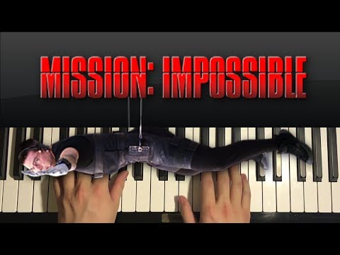 How To Play - Mission Impossible - Theme Song (PIANO TUTORIAL LESSON)