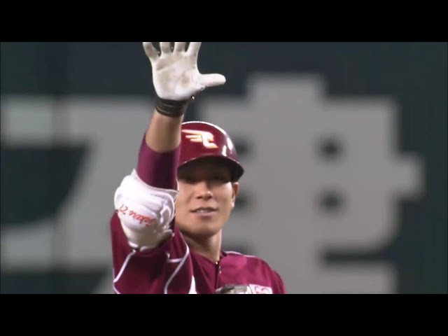 9回表 イーグルス岡島が魂の勝ち越し2点タイムリー!! 9回一挙5得点 大逆転でバーン!! 2014/7/5 H-E