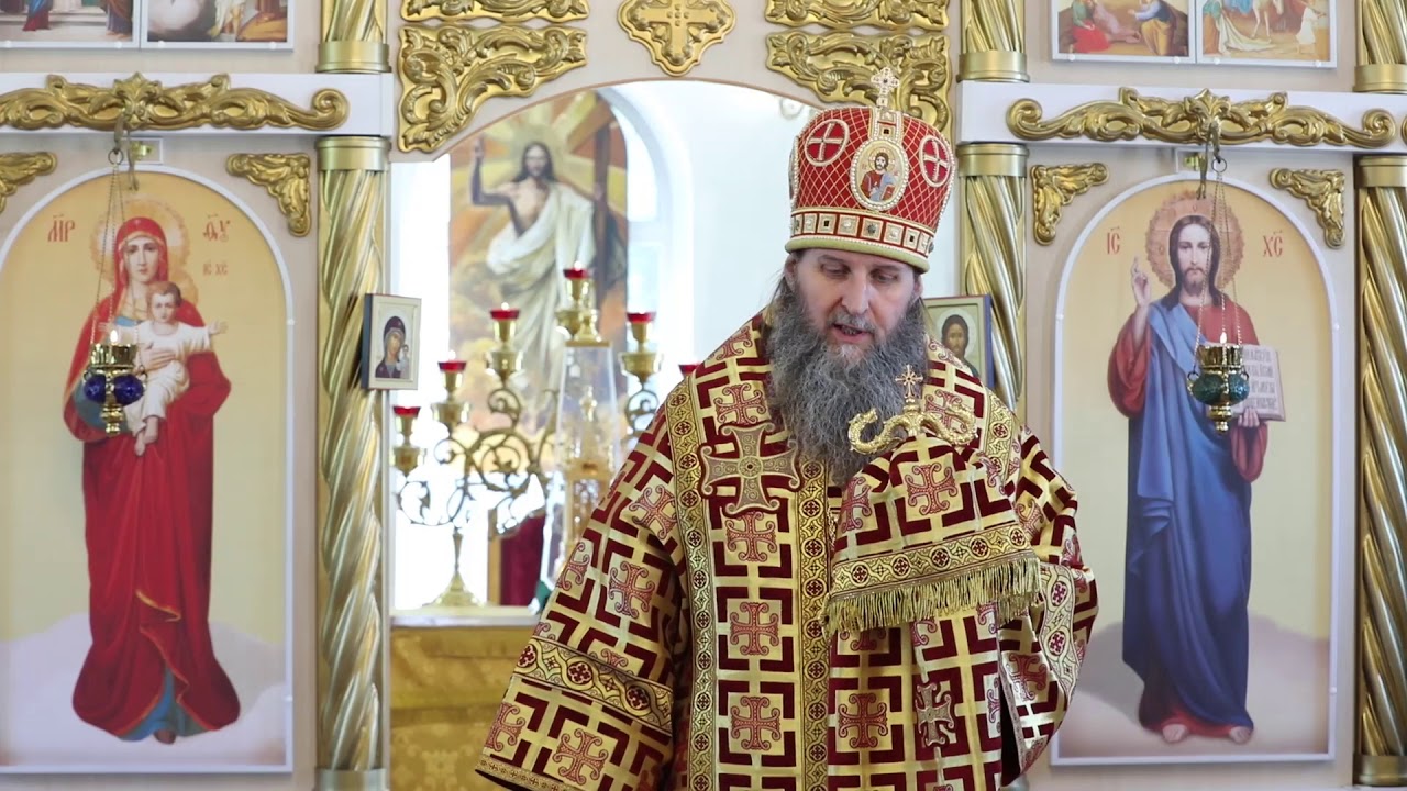 Литургия в годовщину освящения храма Иоанна Кронштадтского.Проповедь митрополита Даниила