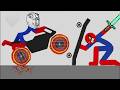 Superman Best Falls Stickman Dismounting Compilation Of Funny Moments 727