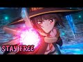 Lyrics AMV Kono Subarashii Sekai Ni Bakuen Wo OP Full STAY FREE Machico