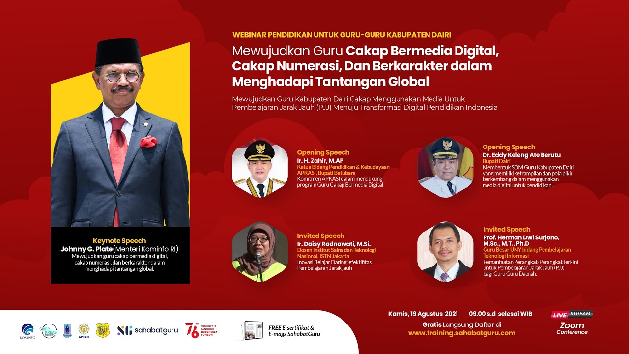 WEBINAR PENDIDIKAN: Kabupaten Dairi & SahabatGuru 2021