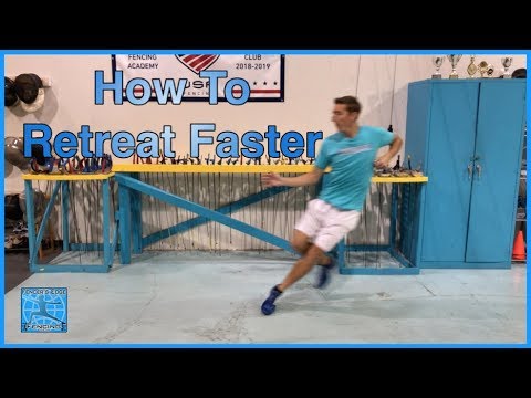 Fencing Footwork - How To Retreat Faster