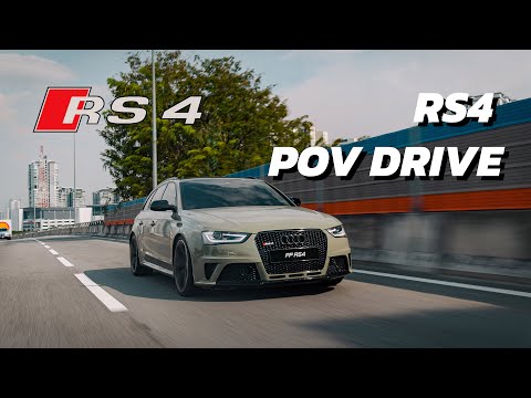 AUDI RS4 444HP ( POV ) Binaural Audio