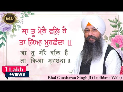 Ja Tu Mere Val Hai | Shabad Jaap | Bhai Gursharan Singh Ji Ludhiana Wale | Anmol Bachan | HD