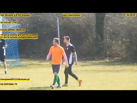 Sparing: San Wrzawy 4-9 KS Żupawa (wszystkie gole + podbramkowe sytuacje) 17/03.2019