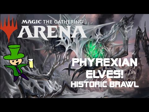 Phyrexian Elves! Yarok, The Desecrated! Magic Arena Historic Brawl!
