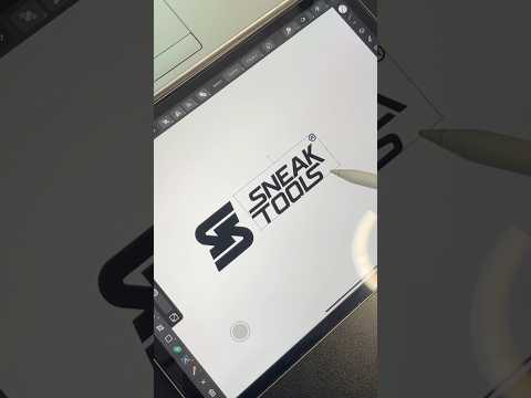 Logo Design on an iPad #logodesigner