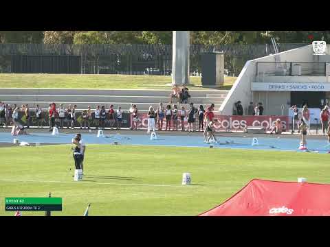 Girls U12 200m Timed Final 2: 2022/23 State Track and Field Championships