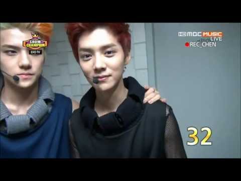 Luhan & Sehun's Aegyo @ 130619 EXOTV - Show Champion