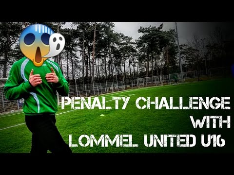 Penalty challenge with Lommel United U16N