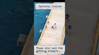 Carnival Jubilee Cozumel Pier #carnival #runners #carnivaljubilee #cruisetour