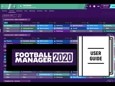 Football Manager Training Guide-  FM 2020 Training Guide