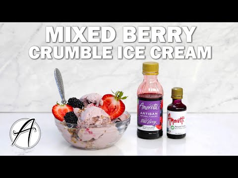 Dairy Free Mixed Berry Ice Cream