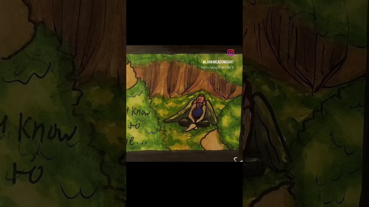 Avyanna tends to hide and Alexander always finds her to check on her.This was for inktober day 17