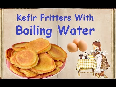 Kefir Fritters With Boiling Water / Book of recipes / Bon Appetit