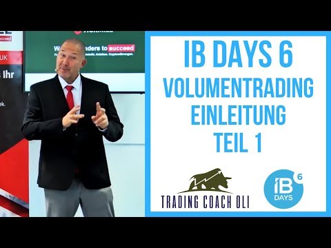 Trading Coach Oli - IB DAYS 6 - Volume Trading Introduction - Part 1