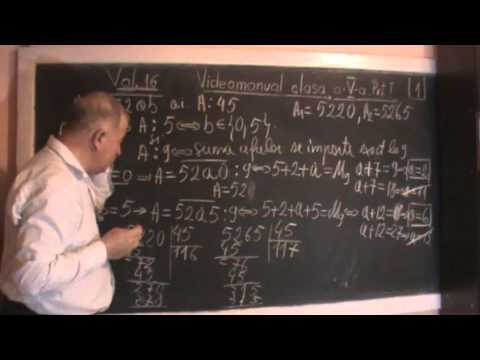 9/10 Lectia 123 - Teorema impartirii cu rest - Exercitii din Manualul de clasa a V-a - gimnaziu