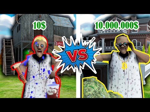 Granny vs IceScream vs Baldi House Repair Challenge! Funny Animation Parody!