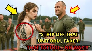 They Mocked Her at Bootcamp — Then the Commander Went Pale at Her Back Tattoo