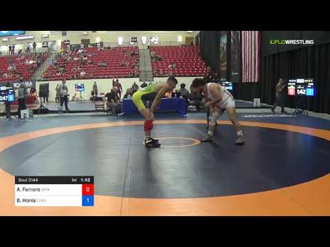 2018 Marine Corps US Open/Senior Men's Freestyle 97 Rnd Of 16 - Anthony Ferraro (SOTA) Vs. Ben Hon