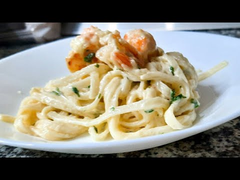 How To Make Creamy Shrimp Pasta - 15 Minute Meal