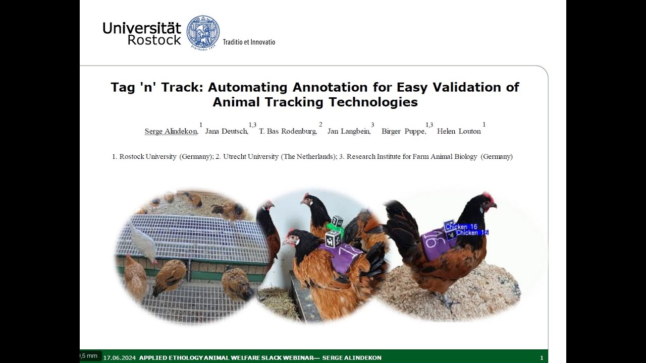 [Serge Alindekon] Tag 'n' Track: Automating Annotation for Easy Validation of Animal Tracking Tech