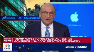 Trump moves to fire Federal Reserve Governor Lisa Cook effective immediately