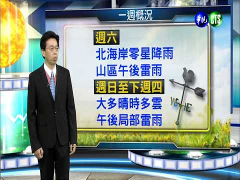 2014.09.05華視晚間氣象 吳德榮主播