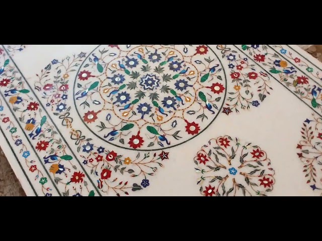 Inlay Panel Examples Marble Inlay Panel - Inlay Panel With Semi Precious Stones Manufacturer ...