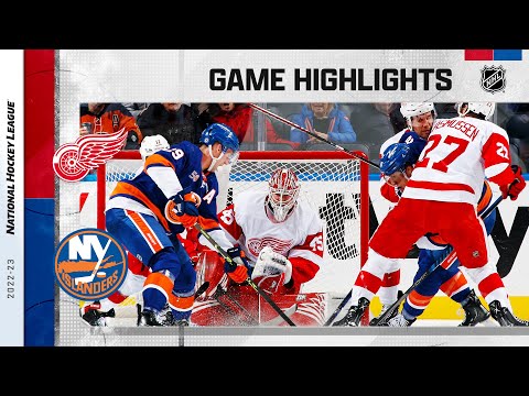 Red Wings @ Islanders 1/27 | NHL Highlights 2023