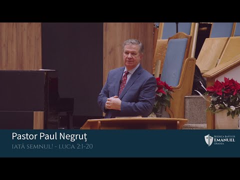 24.12.25 PM | P. Negruț „Iată semnul!” Luca 2:1-20