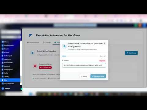 Float Actions Automation For Workflows Complete Setup Tutorial