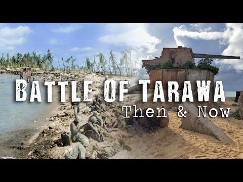 Battle of Tarawa THEN & NOW | Betio Island | Kiribati