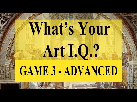 MENSA ART IQ QUIZ 3 - ADVANCED