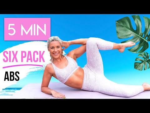 5 MIN SMALL WAIST WORKOUT 💕 Get Flat Abs & Toned Obliques