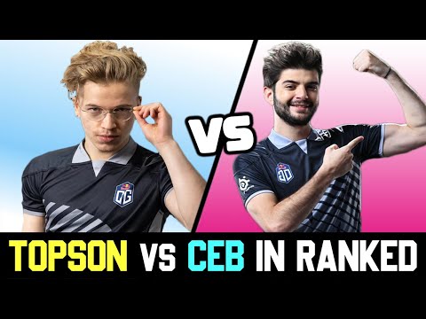Topson with his New Favorite Hero "DROW RANGER" vs Ceb "ELDER TITAN" Offlane DOTA 2