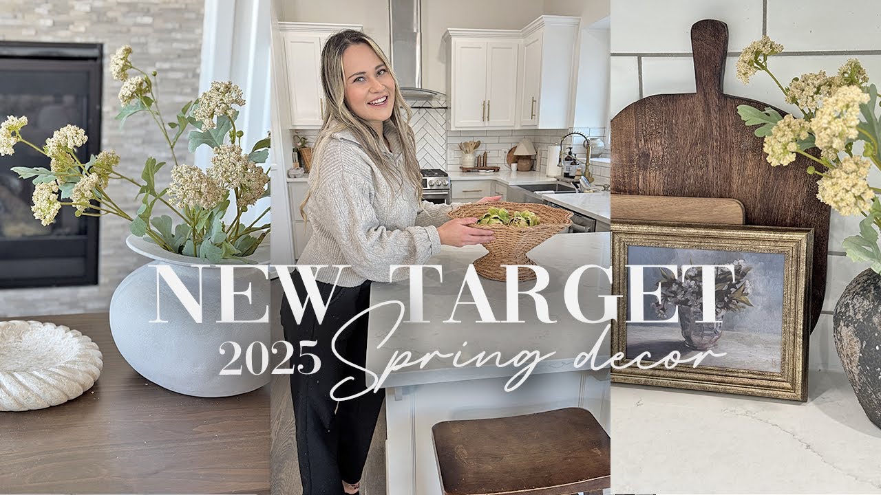 NEW TARGET SPRING COLLECTION 2025 || STUDIO MCGEE + HEARTH AND HAND || EARLY SPRING DECORATING IDEAS