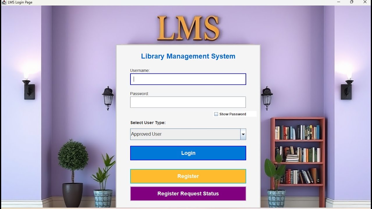 Java OOP Project Library Management System