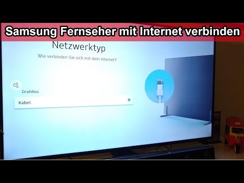 Samsung Fernseher mit Internet verbinden Kabel & Wlan Anleitung / Samsung Smart TV LAN WLAN
