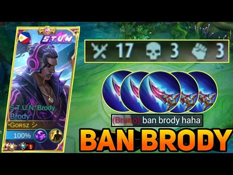 BAN BRODY PLEASE | BRODY BEST BUILD 2023 | MLBB