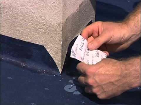 SIGA Wigluv 100 & 150 and Dockskin - Sealing the penetration windtightly