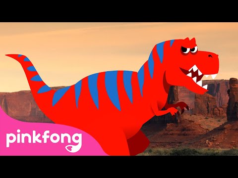 Tiranossauro | Canções de Dinossauro | Pinkfong Canções para crianças