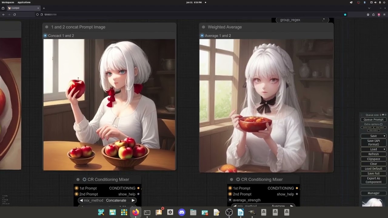 ComfyUI/StableDiffusion Tutorial: BREAK/Concactenate + AND/Combine + Weighted Average