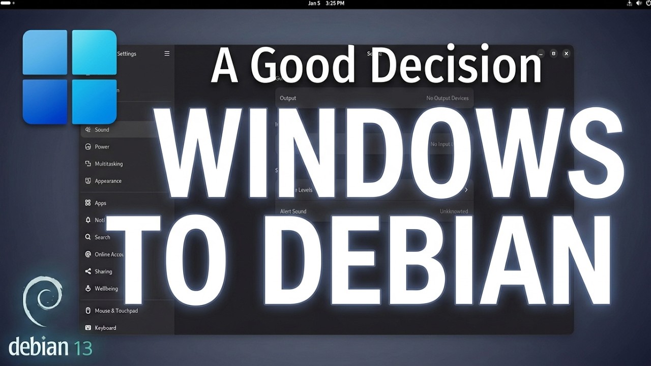 I Replaced Windows 11 with Debian 13 Trixie — Here's What Happened