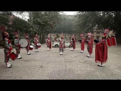 Pipe Band USA - Ismailia Pipe Band - Poonam  Ni Raat Chay - Superb Performance