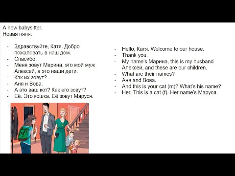 Russian for beginners. Unit 4. Possessive pronouns. Speaking practice.