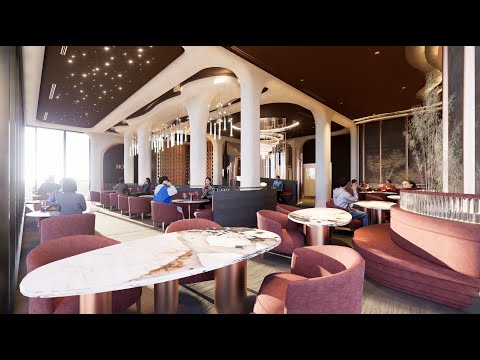 부산 NOCT 레스토랑 디자인 설계 영상